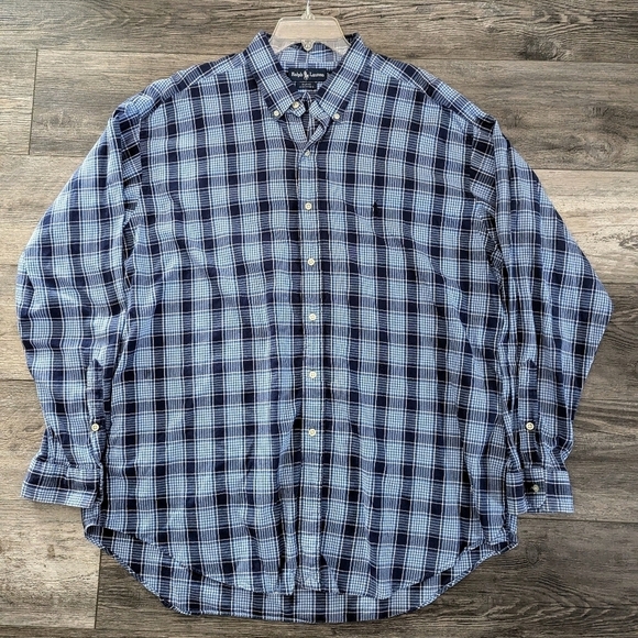 Ralph Lauren Other - Ralph Lauren Blake Men's Blue Plaid Casual Shirt XXL